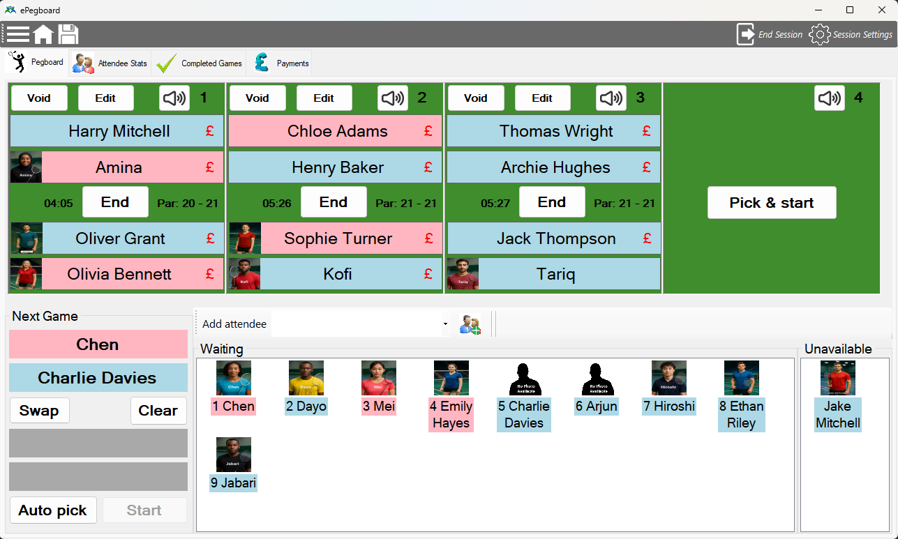 Club Night Dashboard